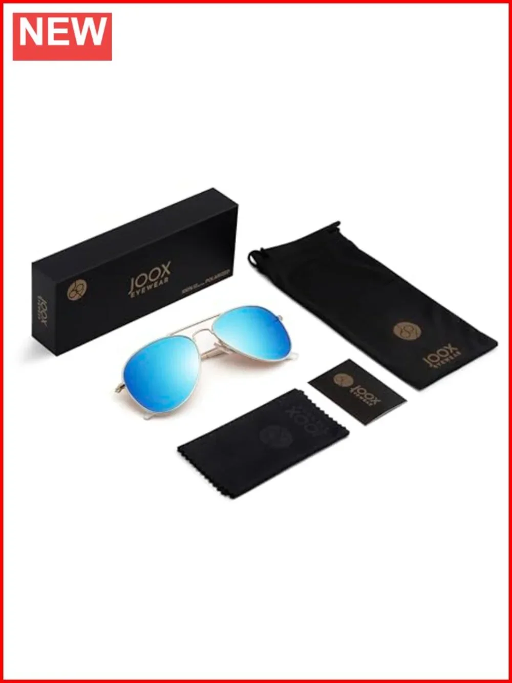 Polarized Aviator Sunglasses UV400 Protection Metal Frame Pilot Style